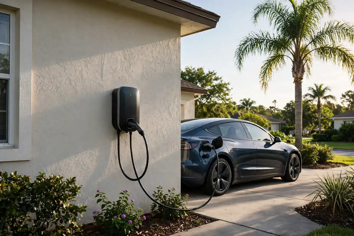 Outdoor Charger Hero — Orlando EV Charger Pros blog