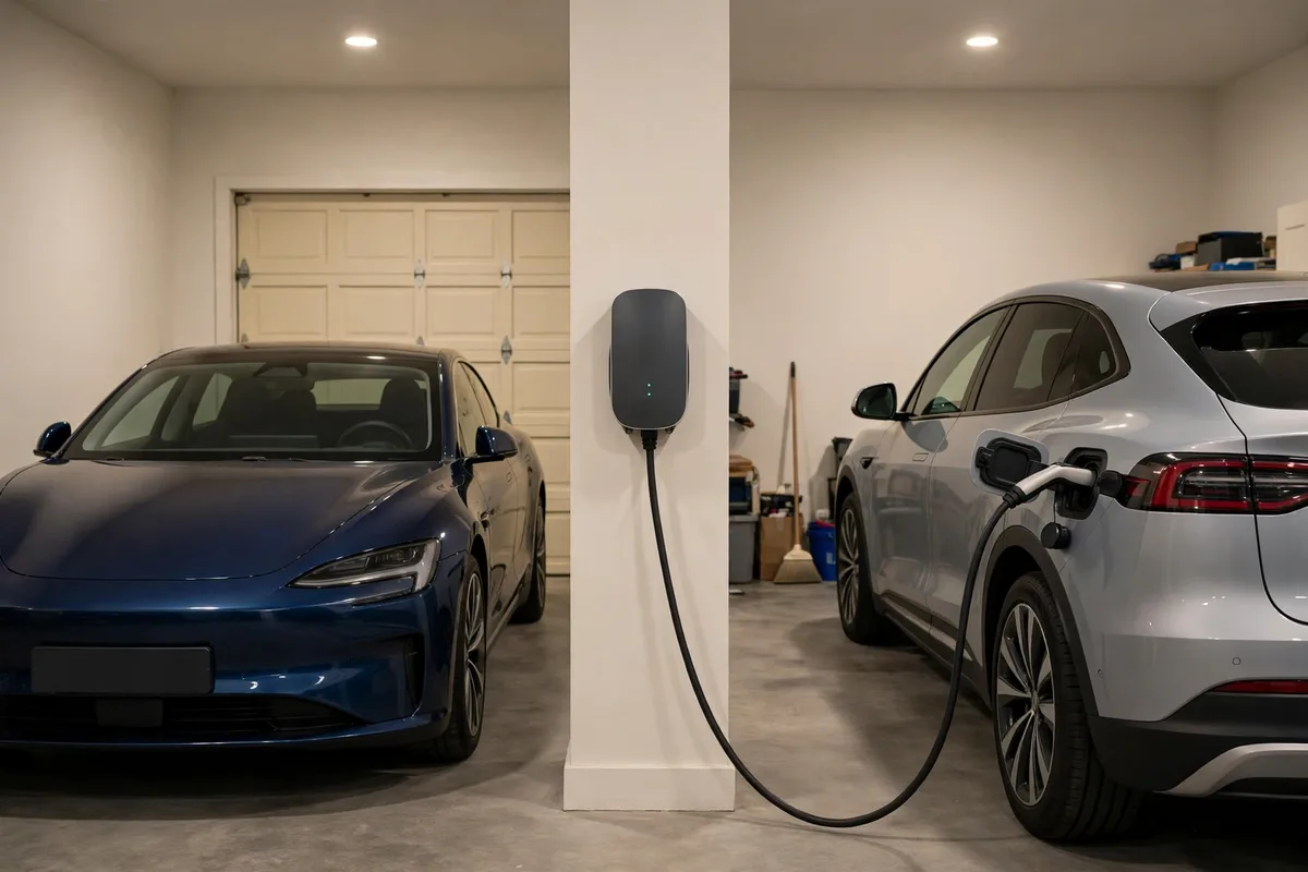 Two Evs Shared Charger — Orlando EV Charger Pros blog