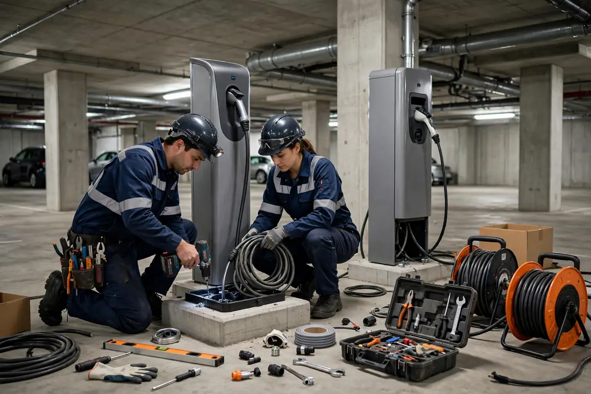 Commercial Install — Orlando EV Charger Pros
