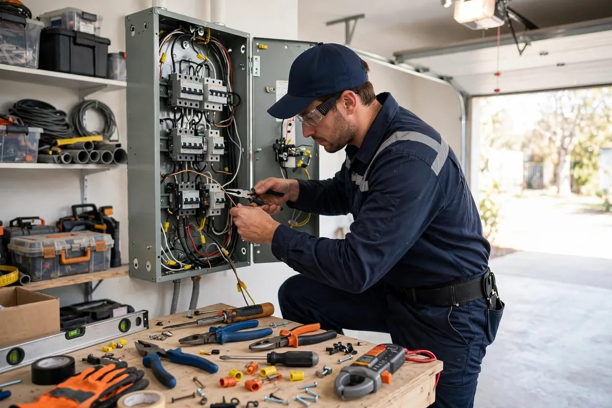 Electrician Work — Orlando EV Charger Pros
